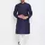 Blue_x000D_
 plain polyester men-kurtas