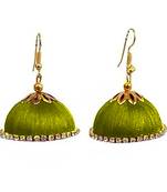 Green earrings