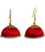 Maroon earrings