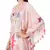 Pink Colour Printed Silkmul Kaftaan