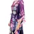 Purple Colour Printed Silkmul Kaftaan