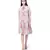Pink Colour Printed Crepe Frill Hem Tunic