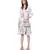 White Colour Printed Crepe Frill Hem Tunic