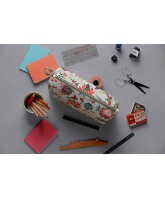 Payal Singhal Khaki Chidiya Print Large Sized Vanity Kit 2