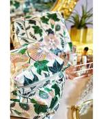 White AbutilonPrint Small, Medium and Large Vanity Kits Set (Set of 3)