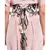 Black Dupion Silk Geometric Embroidered Tie- Up Belt with Colourful Tassels