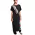 Black Dupion Silk Kutch Embroidered Tie-Up Belt with Colourful Tassels