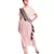 Black Dupion Silk Dash Embroidered Tie- Up Belt with Tassels