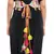 Stone Dupion Silk Marakesh Embroidered Tie- Up Belt with Colourful Tassels