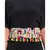 Stone Dupion Silk Istanbul Embroidered Tie-Up Belt with Colourful Tassels