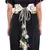 Cream Linen Baby Butti Embroidered Tie-Up Belt with Colourful Tassels