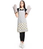 Payal Singhal Blush Colour Printed Canvas Mittens With Cream Colour Printed Silkmul Piping