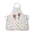 Blush and Cream Colour Printed Canvas Apron with Pouch