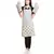 Blush and Cream Colour Printed Canvas Apron with Pouch