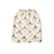 Blush and Cream Colour Printed Canvas Apron with Pouch