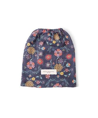 Payal Singhal Cream and Navy Colour Printed Canvas Apron with Mittens and Pouch Set in Gift Box 3
