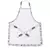 Purple and Grey Colour Printed Canvas Apron with Mittens and Pouch Set in Gift Box