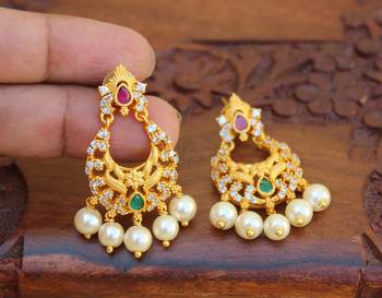 Multicolor agate earrings 1