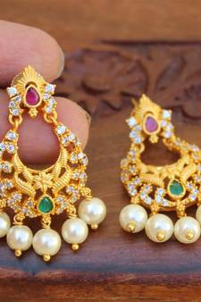 Multicolor agate earrings