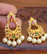 Multicolor agate earrings