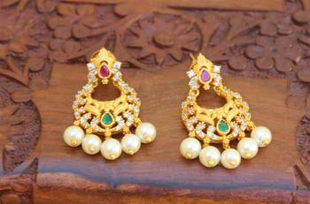 Multicolor agate earrings 2