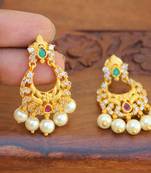 Multicolor agate earrings