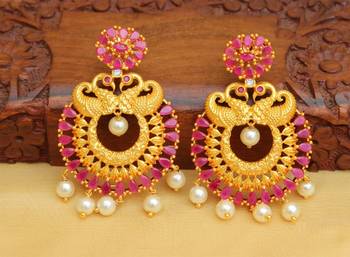 Red agate earrings 1