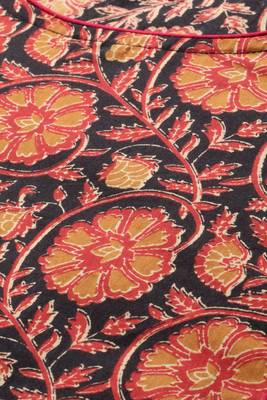 Black printed cotton ethnic-kurtis 5