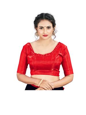 Black Color with Pom Pom Silk Saree with Blouse for Party or Festive wear 4