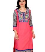 Ridan Cotton Printed Multicolour Straight Kurti
