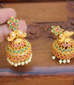 Multicolor agate earrings