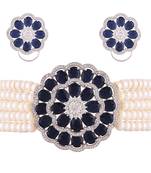 Multicolor pearl chokers