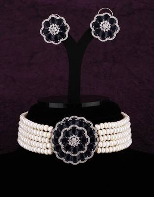 Multicolor pearl chokers 3