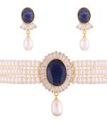 Multicolor pearl chokers