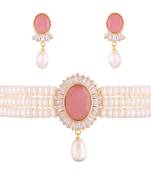 Multicolor pearl chokers