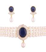 Multicolor pearl chokers