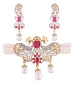 Multicolor pearl chokers