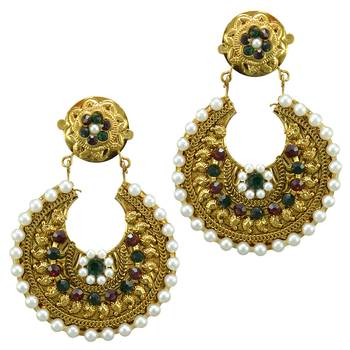 Multicolor pearl danglers-drops 1