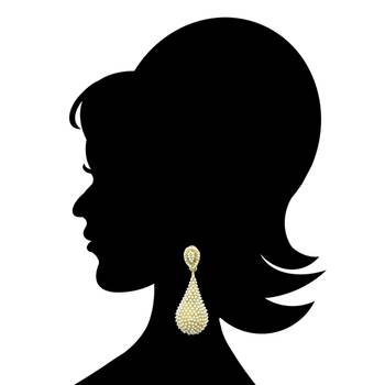 White pearl danglers-drops 2