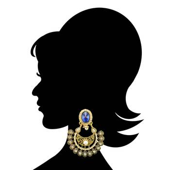 Blue pearl danglers-drops 1