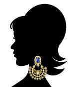 Blue pearl danglers-drops