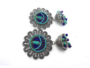 Blue earrings 2