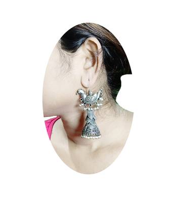 Silver earrings 4