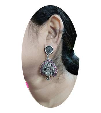 Pink earrings 4