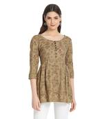 Chiku printed rayon ethnic-kurtis