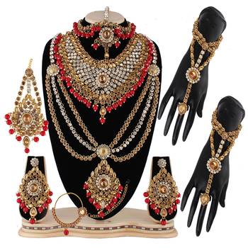 Maroon necklaces 1
