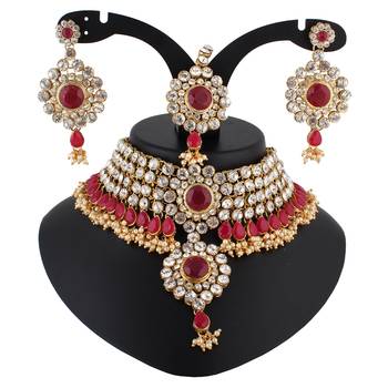 Maroon necklaces 1