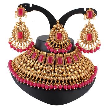Maroon necklaces 1