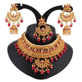 Maroon necklaces 1