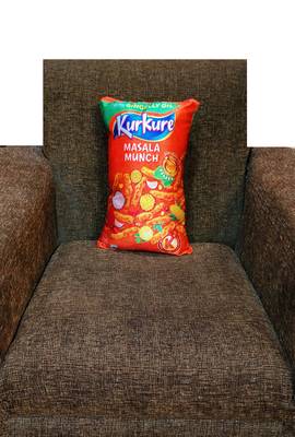 Favon Microfibre Filled Reversible Kids Cushions (Kurkure) 2